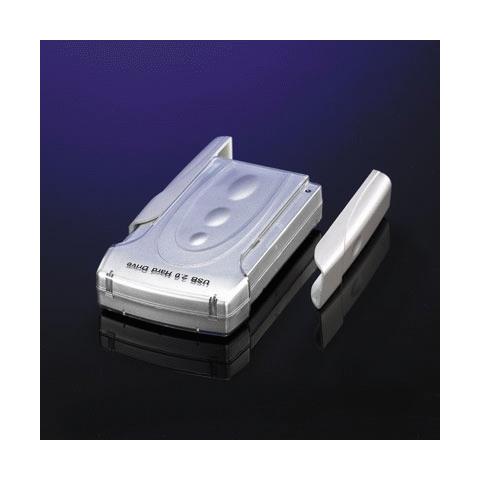 Ext. 2.5" HDD-Box, IDE / USB2.0, 6,35 cm (2.5") , IDE / ATA, Argento, Windows 98SE / ME / 2000 / XP Mac OS (9. x) , 85 x 133 x 28 mm, 1x IDE (44-pin) 1x USB B - Foto 1